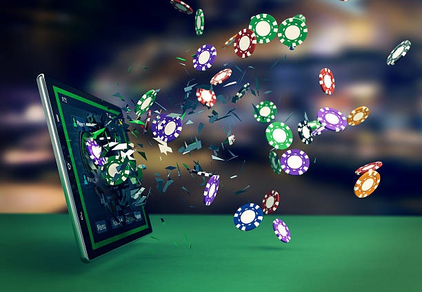 Baccarat table with live dealer and betting interface